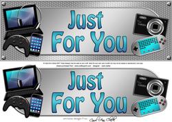 Large Dl Just for You Gadgets & Gizmos 3D Decoupage