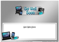 Get Well Soon Gadgets & Gizmos Matching Large Dl Insert