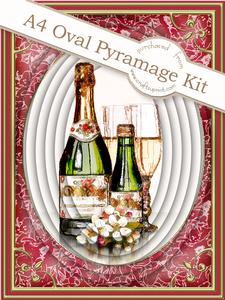 A4 Champagne & Flowers Pyramage Kit
