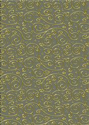 Neutrals 'metallic Swirls - Gold' Backing Paper