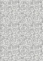 Neutrals 'metallic Swirls - Silver' Backing Paper