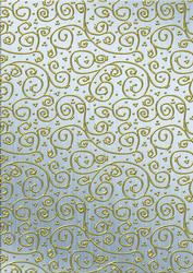 Metallics 'metallic Swirls - Gold' Backing Paper