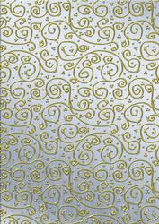 Metallics 'metallic Swirls - Gold' Backing Paper