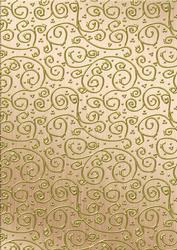 Metallics 'metallic Swirls - Gold' Backing Paper