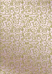 Metallics 'metallic Swirls - Gold' Backing Paper