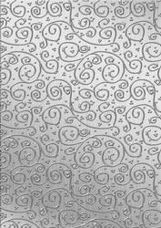 Metallics 'metallic Swirls - Silver' Backing Paper