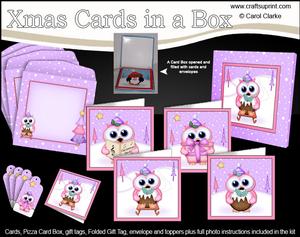 Christmas Owls Cards in a Box Bumper Kit