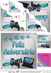 Portugese Birthday Gadgets Wavy Corner Stacker