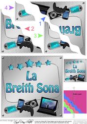 Scottish Gaelic Birthday Gadgets Wavy Corner Stacker