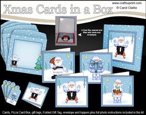 Christmas Santa Cards in a Box Bumper Kit