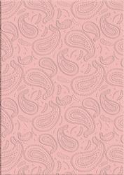Pretty Rose 'paisley Embossed' Backing Paper