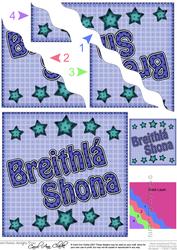 Irish Birthday Stars Wavy Corner Stacker