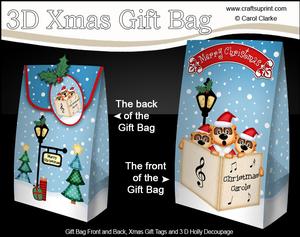 3D Xmas Carol Singing Meerkats Gift Box Mini Kit