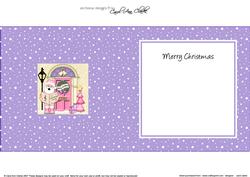 Singing Santa Christmas Door Matching Square Insert