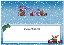 Xmas Jay Rudolph Matching Large Dl Insert