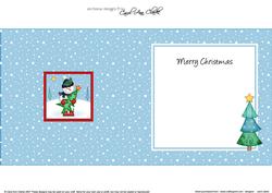 Xmas Snowman Approx 5.5" x 5.5" Square Insert