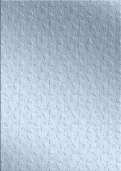 'metallic Hearts Embossed' Backing Paper