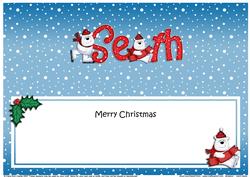 Xmas Seth Polar Bears Matching Large Dl Insert