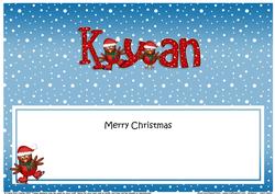 Xmas Kyan Robins Matching Large Dl Insert