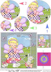 Girlz Fiz Fairy Circle Pyramage Topper