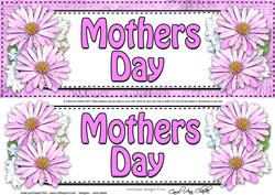 Large Dl Mothers Day Daisies Floral 3D Decoupage