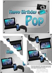 5x7 Gadgets N Gizmos Birthday Pop Scallop Corner Stacker
