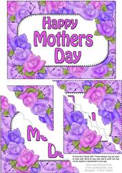 5x7 Time for Roses Mothers Day Scallop Corner Stacker