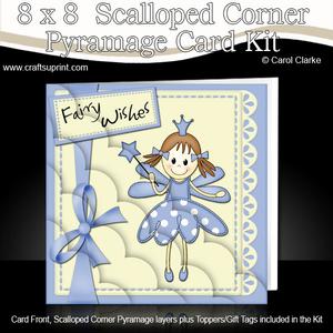 8 x 8 Fairy Twinkletoes and Lace Scalloped Corner Kit