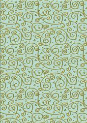 'gold Metallic Swirls' Backing Paper - Pretty Daisy Colours