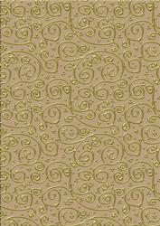 'gold Metallic Swirls' Backing Paper - Pretty Daisy Colours