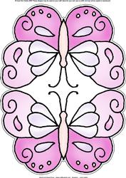 Butterfly Shaped Card