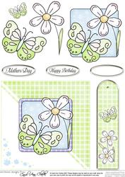Butterfly Quick Card with Decoupage