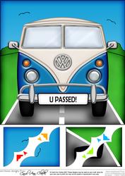 Camper Van U Passed Circle Pyramage Topper