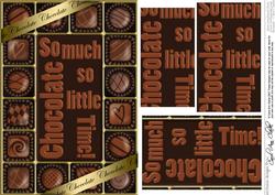 A5 Chocolate Greetings Pyramage Topper