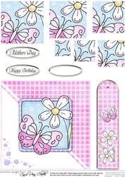 Butterfly Quick Card with Pyramage