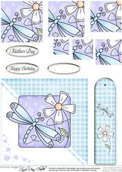 Dragonfly Quick Card with Pyramage