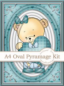 A4 Rosie's Heart in Jade Pyramage Kit