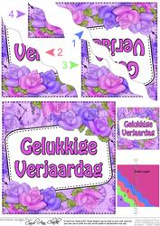 Dutch Birthday Time for Roses Wavy Corner Stacker