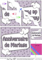 French Anniversary Hearts Wavy Corner Stacker