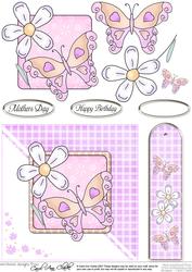 Butterfly Quick Card with Decoupage