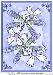 A4 Dreamy Dragonflies