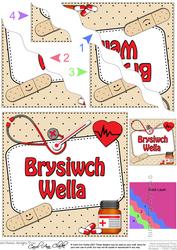 Welsh Get Well Medical Wavy Corner Stacker