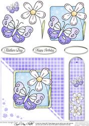 Butterfly Quick Card with Decoupage