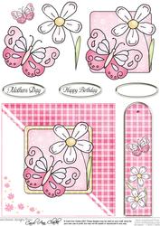 Butterfly Quick Card with Decoupage