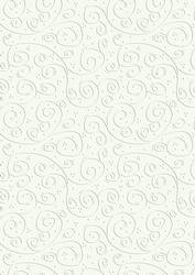 'swirls Embossed' Backing Paper - Shades of White