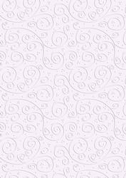 'swirls Embossed' Backing Paper - Shades of White