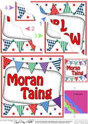 Scottish Gaelic Thank You Bunting Wavy Corner Stacker