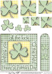 St Patrick's Day Quick Card with Pyramage