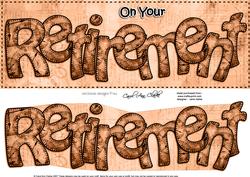 Large Dl Retirement Clocks 3D Decoupage