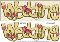 Large Dl Wedding 3D Decoupage